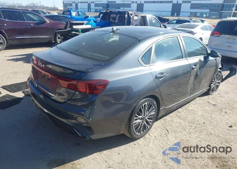 2022 Kia Forte Gt-Line из США, поврежденный, VIN 3KPF54AD6NE492410